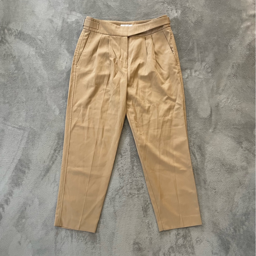 Reiss Camber High Waist Pleated Trousers Size 8 Classic Old Money NWOT